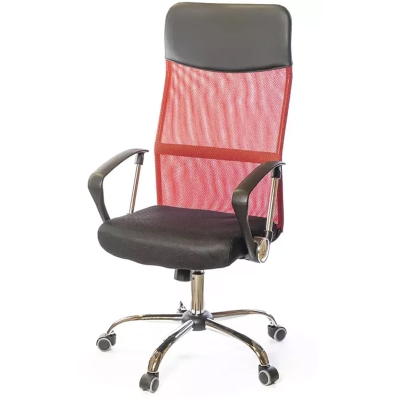 Крісло офісне АКЛАС Гілмор СН TILT Червоний/Чорний